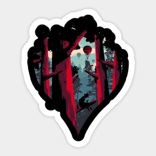 Some Red Trees Sticker